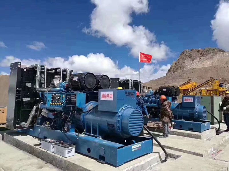 濰柴12M33發(fā)動(dòng)機組配套我公司散熱器，在5300M海拔高原地區性能優(yōu)良